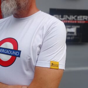 Majica Underground Gatch UK - bela