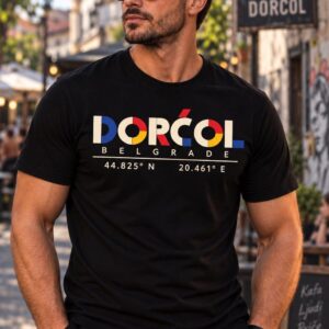 Majica Dorćol natpis kolor